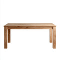 Rozkładany drewniany stół do jadalni, naturalny dąb, 160–200 × 90 × 76 cm, prostokątny